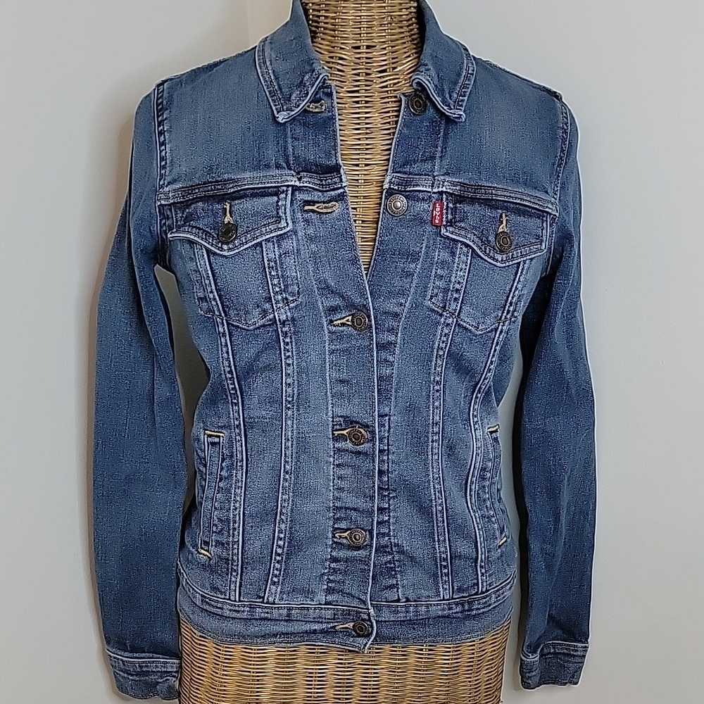 Levi Strauss Denim Trucker Jacket szS  BinW